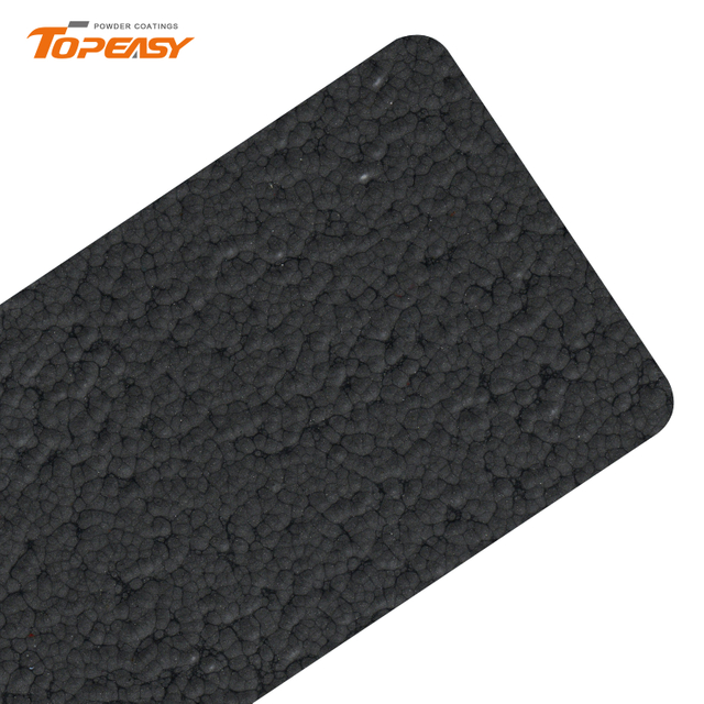 Topeasy Powder Coating Semi Gloss Dark Grey Hammer Powder