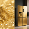 Topeasy Golden Metallic Powder Coating for Furniture And General Industry