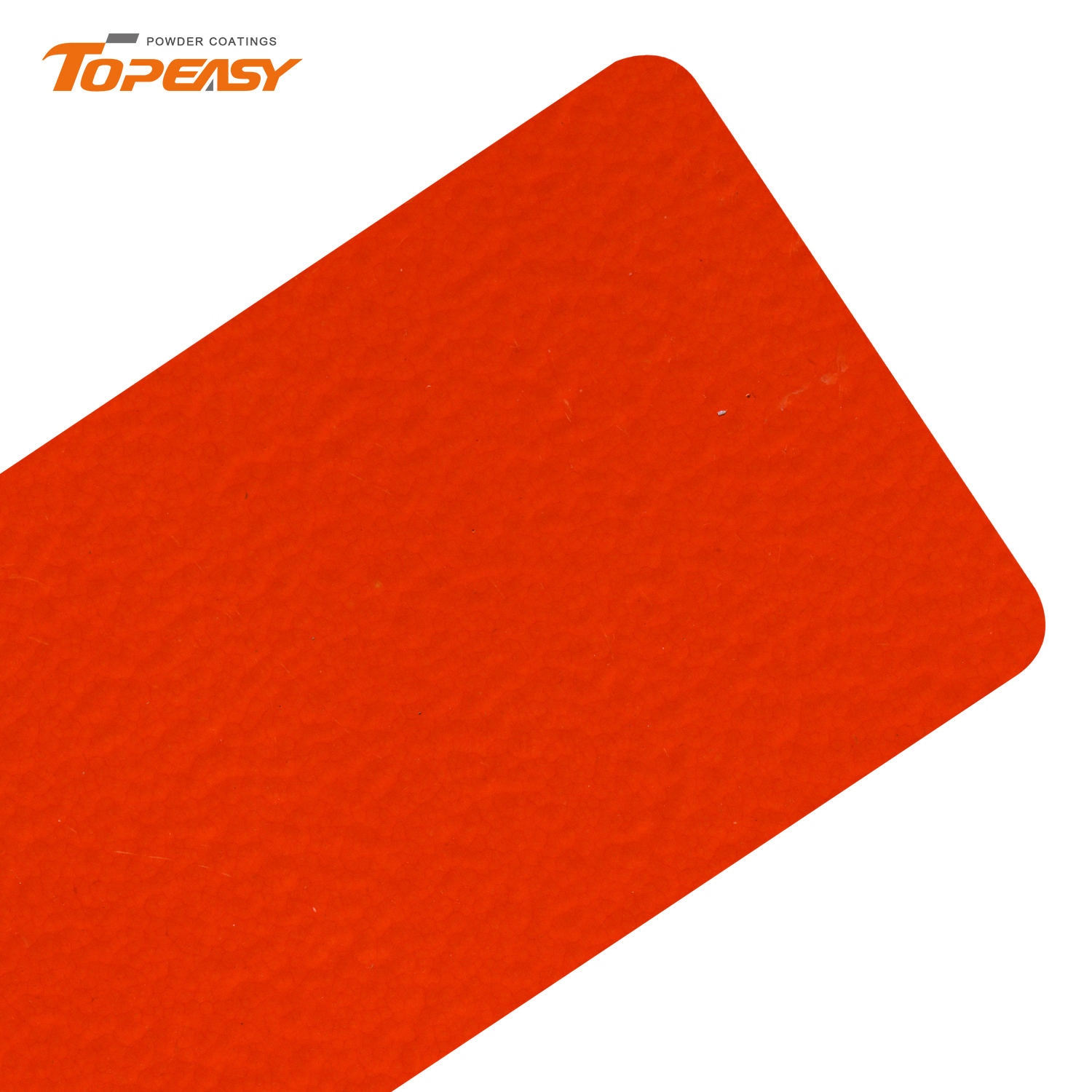 Topeasy Pure Epoxy Powder Coating Semi Gloss Orange Fine Texture