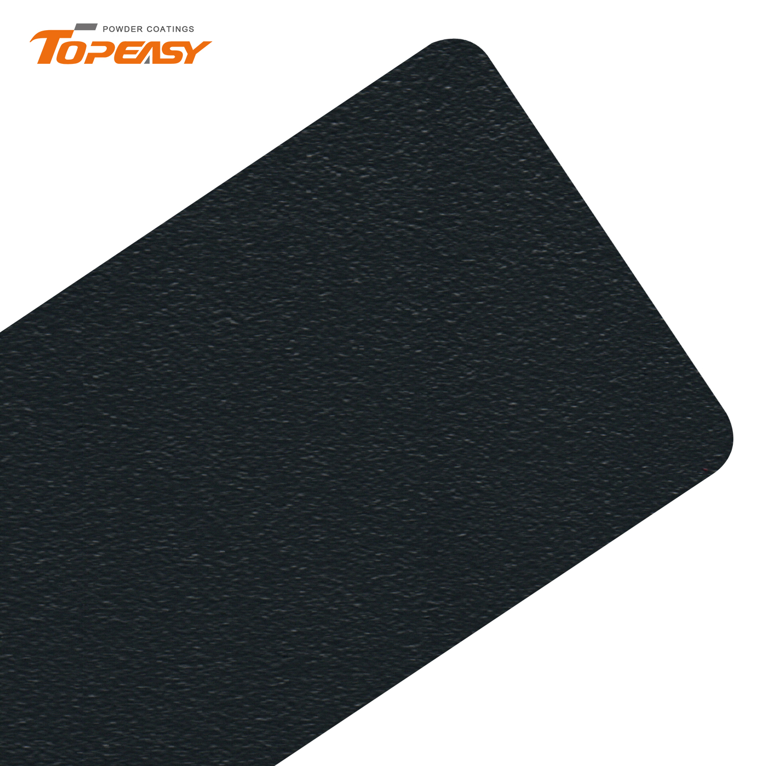 Topeasy Polyurethane Powder Coating Matt Gloss Sandpaper Black Color