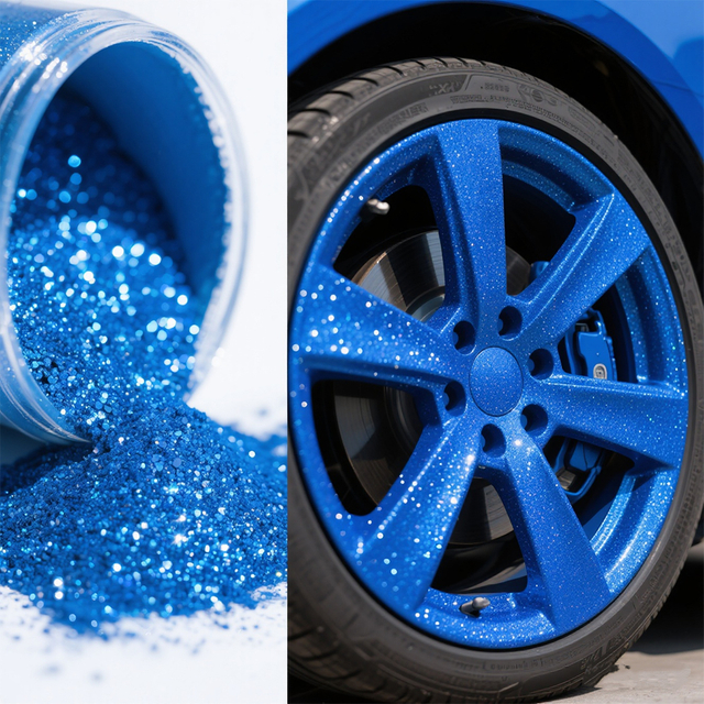 Topeasy Hub Powder Coating Blue