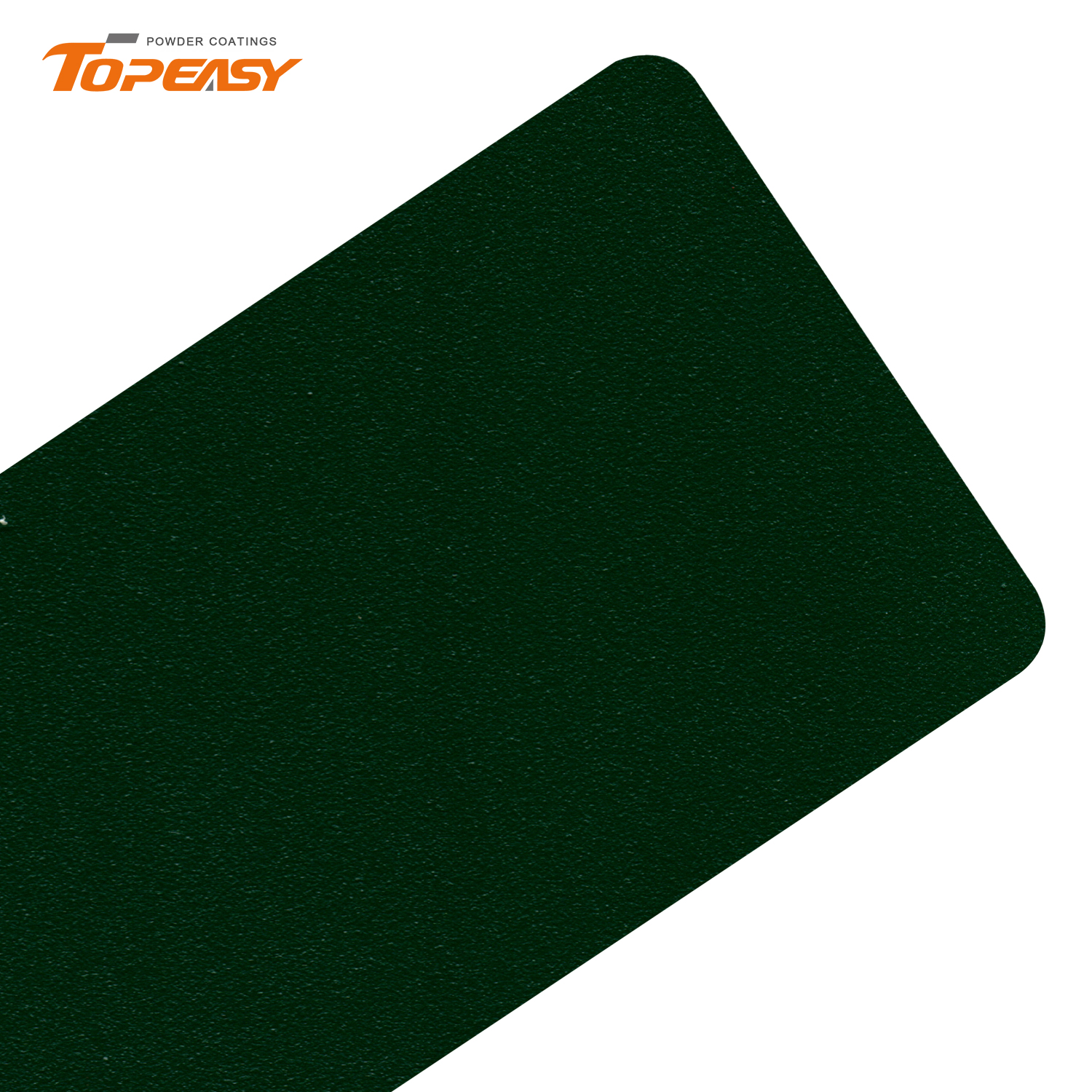 Topeasy Polyurethane Powder Coating Semi Gloss Sandpapaer Green Color