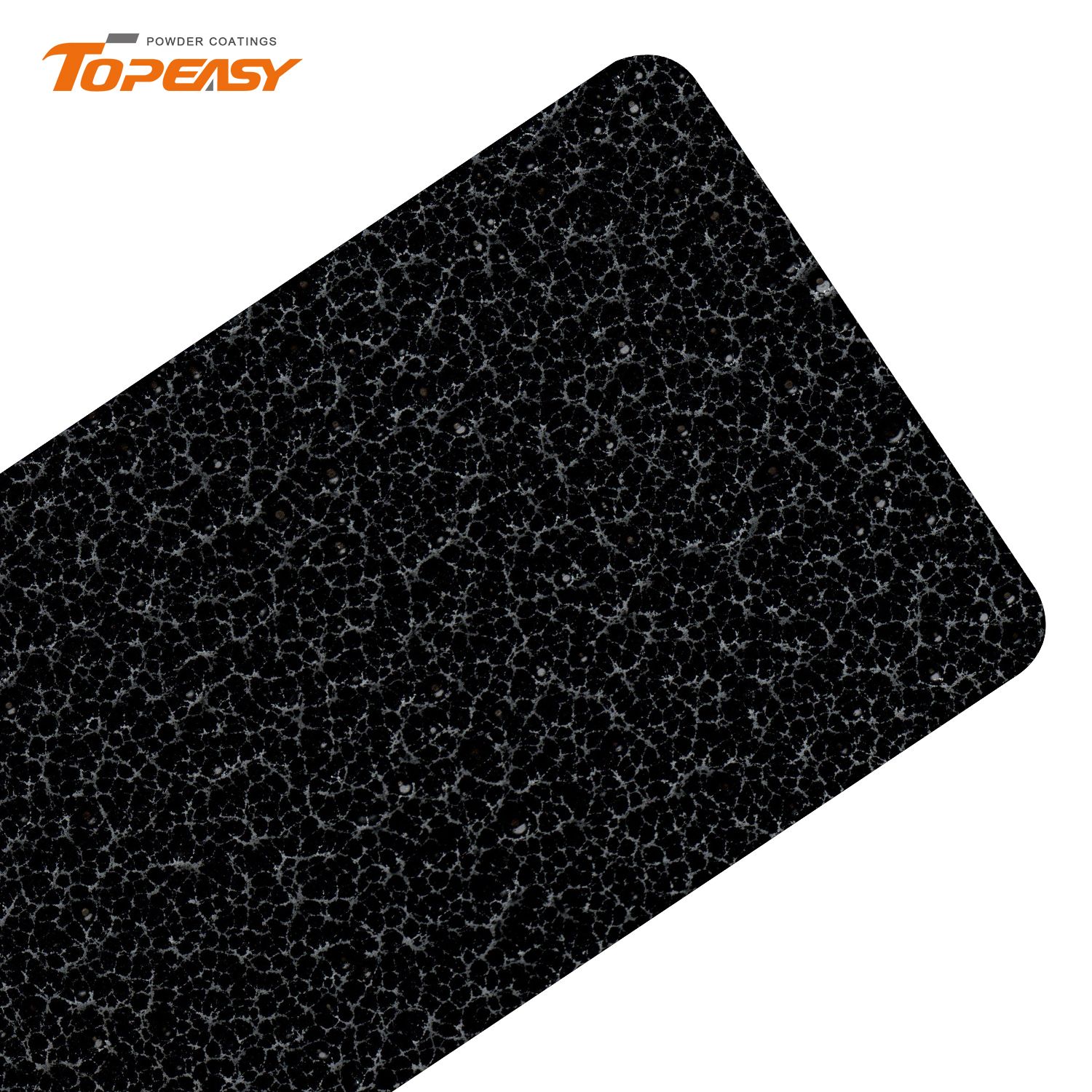 Topeasy Polyester Powder Coating Middle Silver Vein Powder