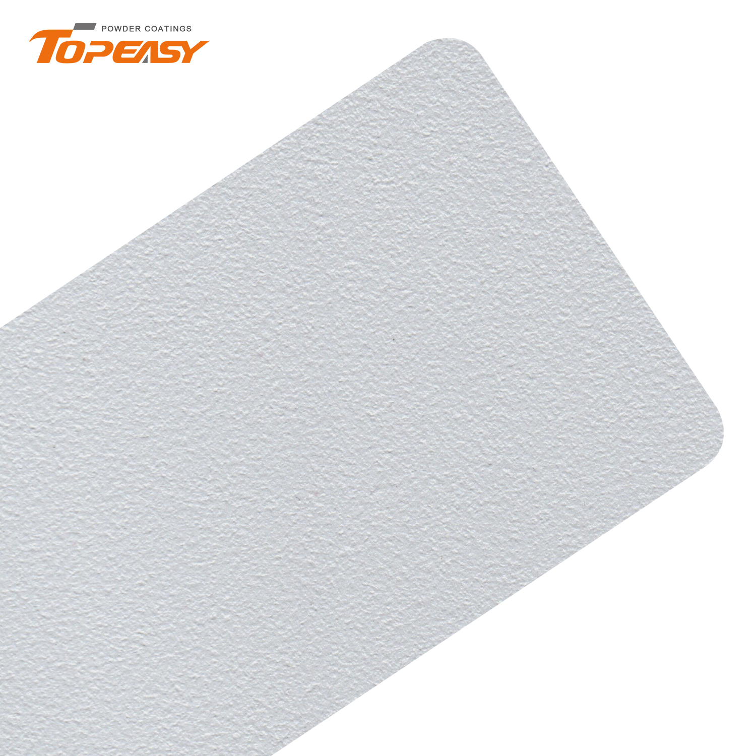 Topeasy Polyurethane Powder Coating Matt Gloss Sandpaper White Color