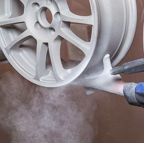 Topeasy Super Bright Powder Coating for Wheel Hubs