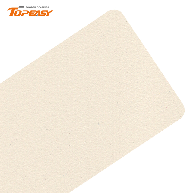 Topeasy Polyurethane Powder Coating Semi Gloss Sandpaper Yellow Color