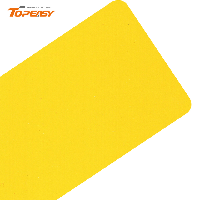 Topeasy High Heat Resistant Powder Coating High Gloss Yellow
