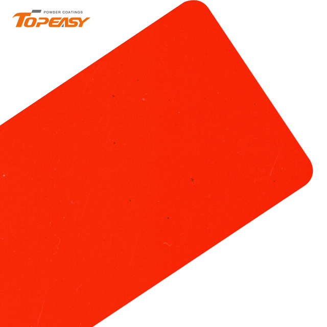 Topeasy Epoxy Polyester Powder Coating Semi-gloss Orange